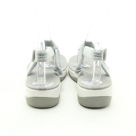 Clarks Cloudsteppers Arla Nicole Sandals Women 6.5 Gray/White - Picture 9 of 16
